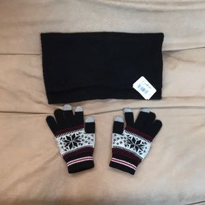 Infinity Scarf and Gloves Set